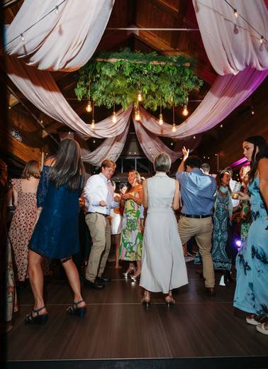 Dance floor with dancers