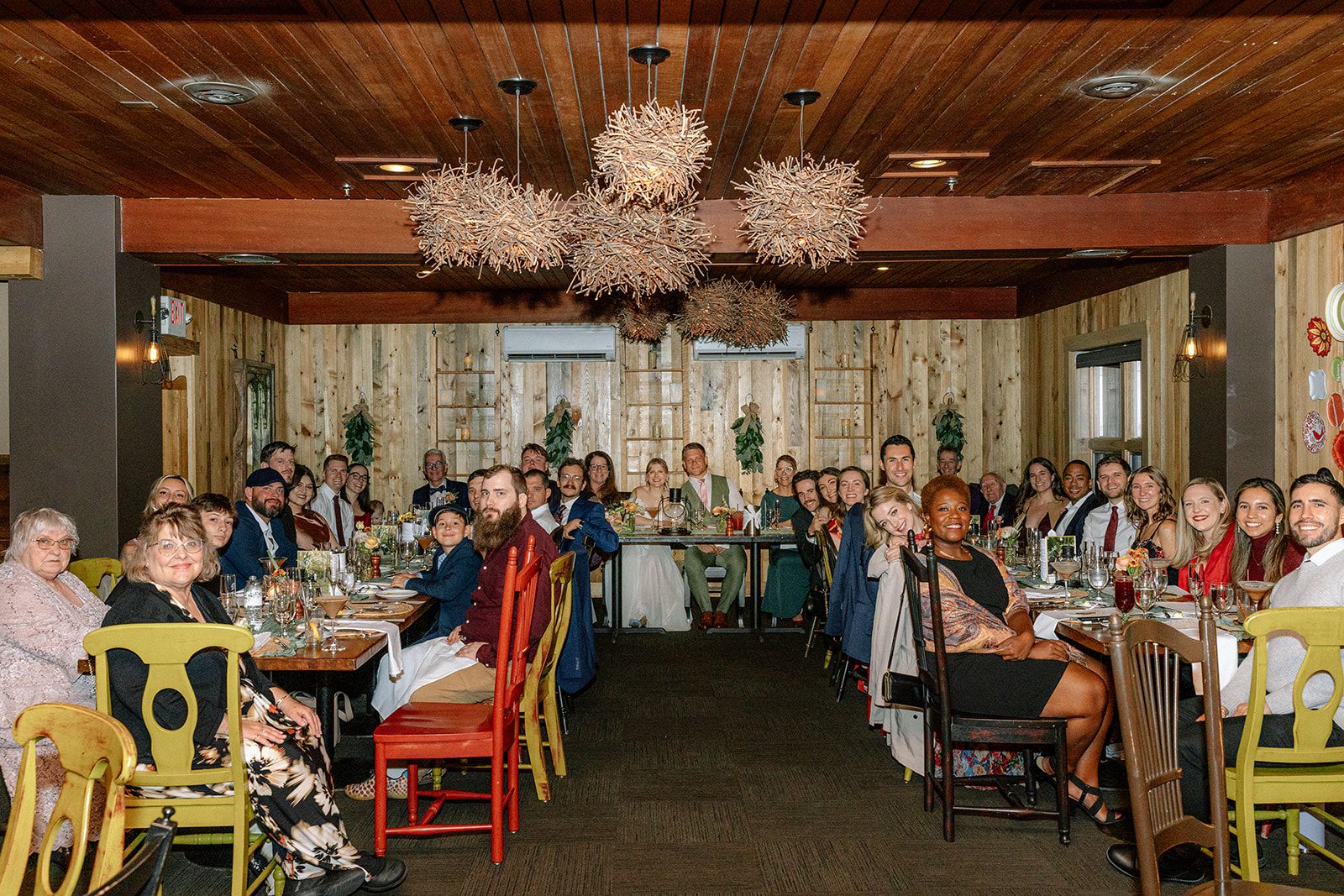 45 North wedding reception