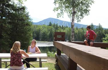 Outdoor meeting space