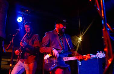 Musicians on stage