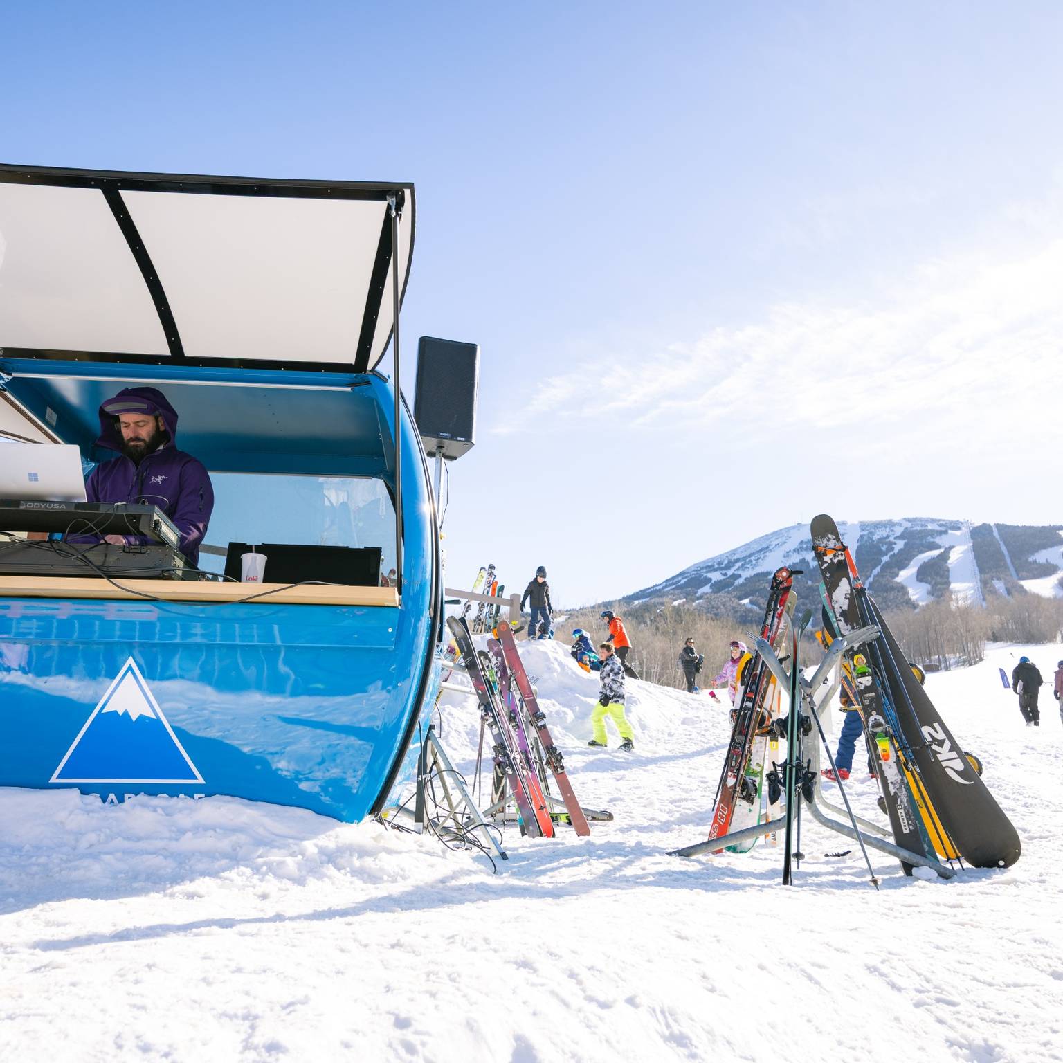 DJ in Sugarloaf Gondola