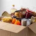 A box of non perishable food