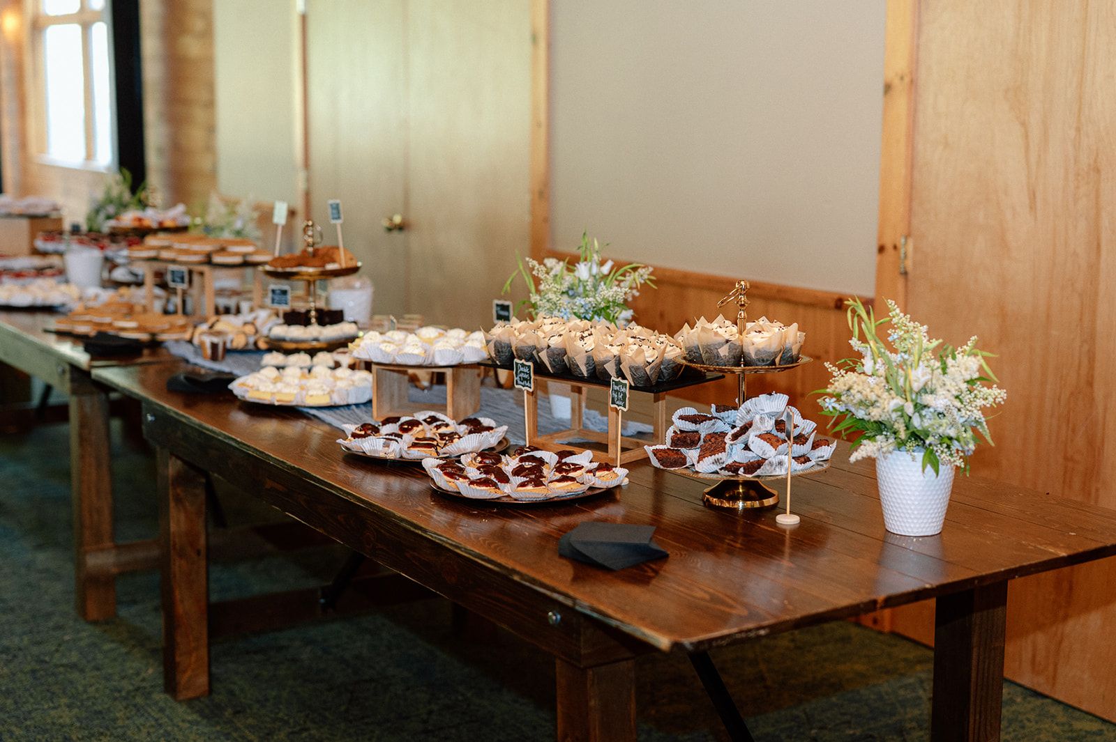 Wedding dessert table