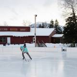 Hockey Player at the Sugarloaf Outdoor Center