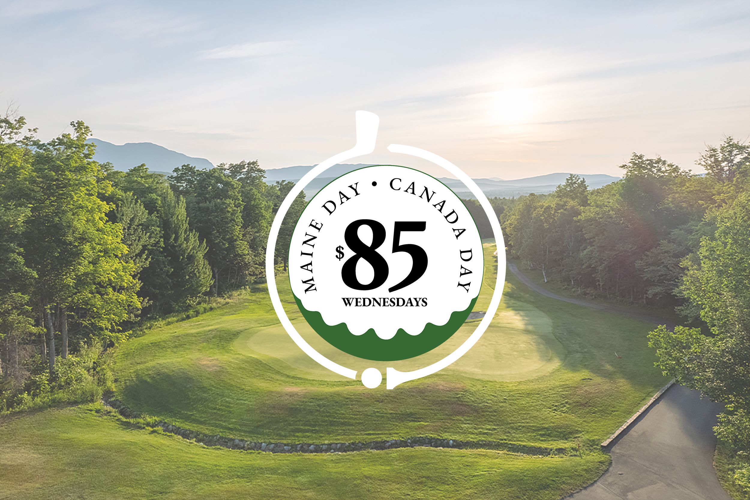 Sugarloaf Golf Club at sunrise