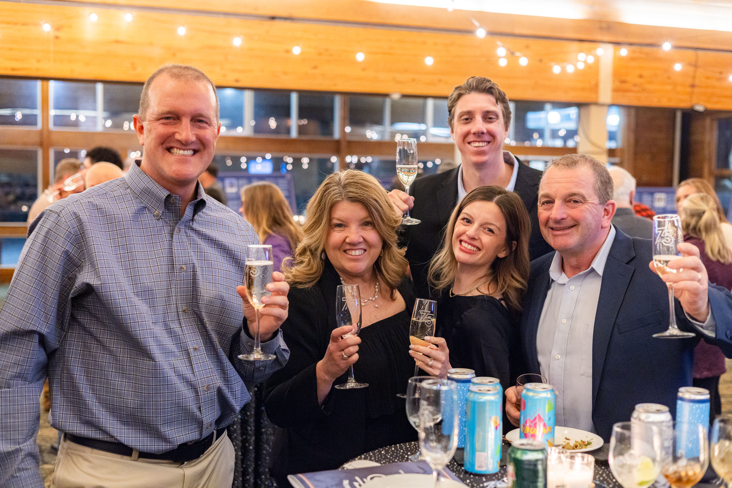 Sugarloafers with champagne toast