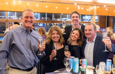 Sugarloafers with champagne toast