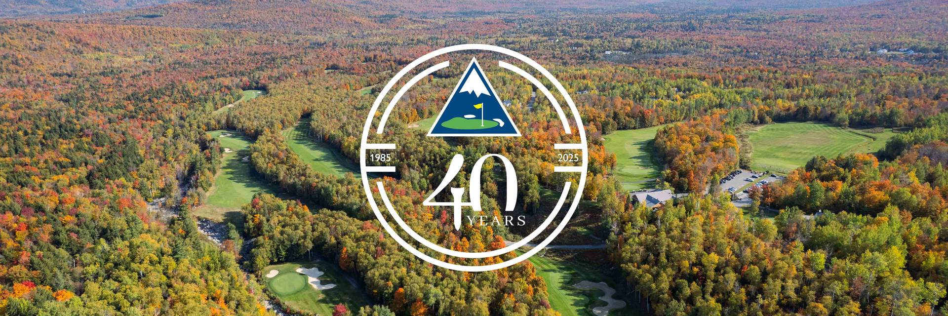 Sugarloaf Gold Course with the 40th anniversary logo