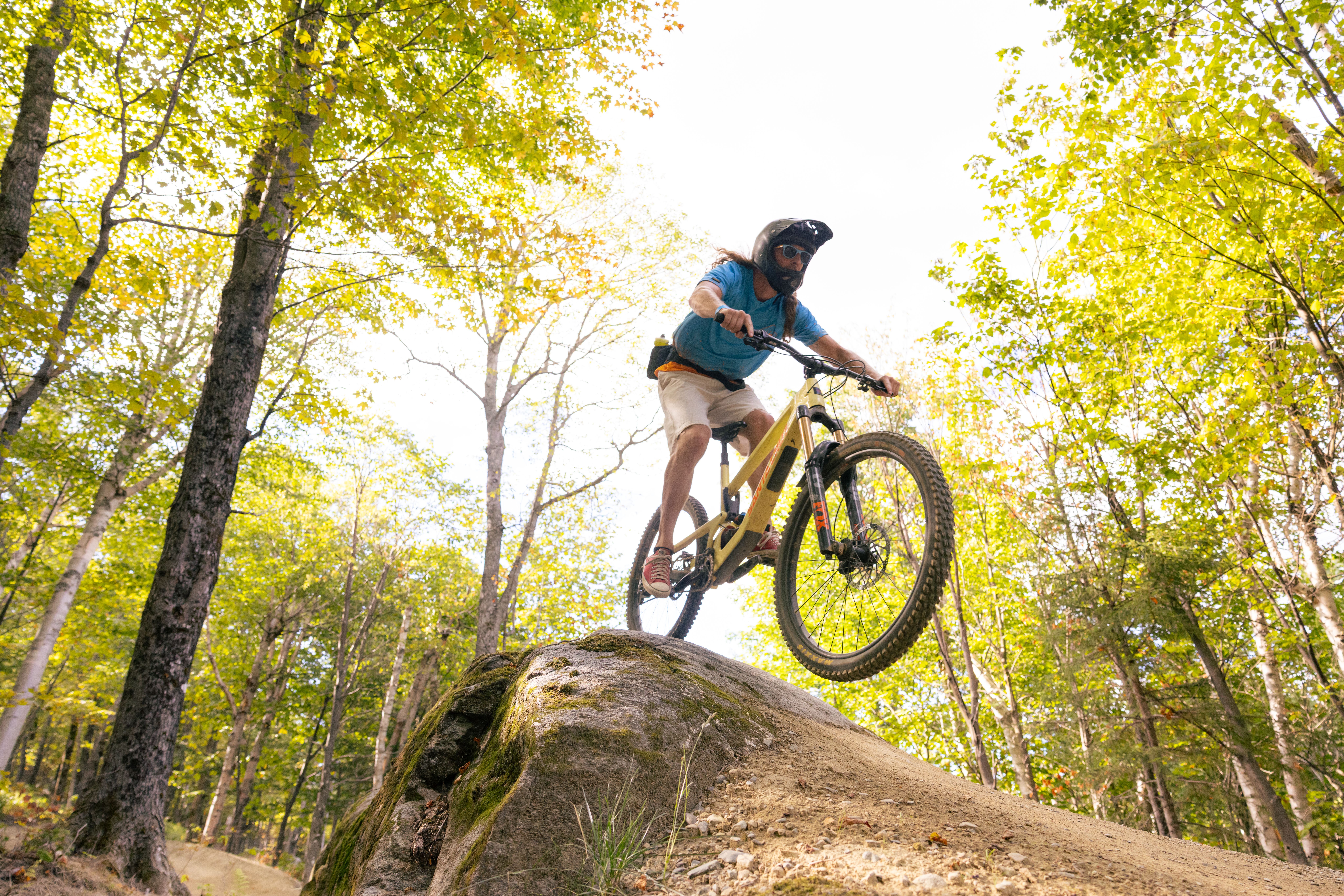 Biker on jump