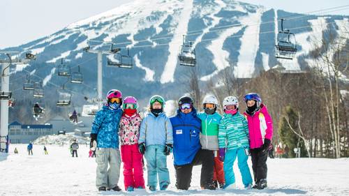 Children with instructor