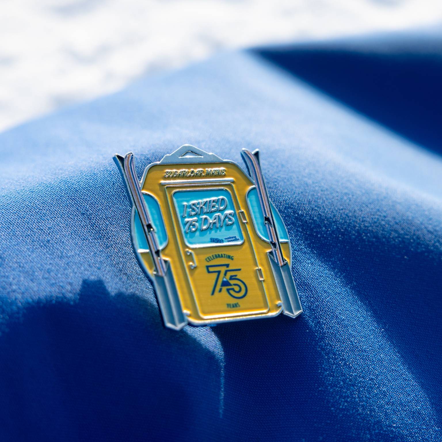 75th commemorative pin
