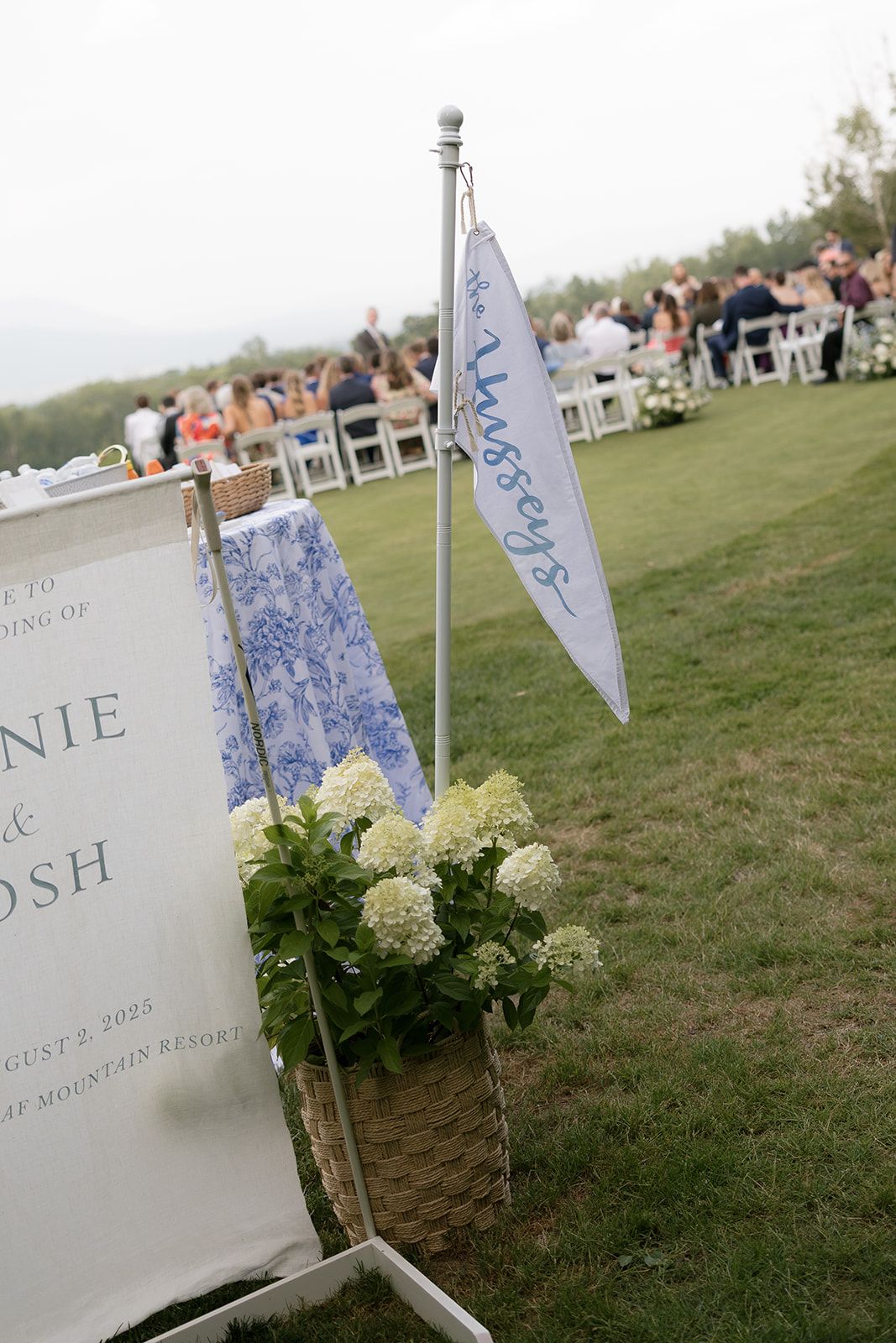 Wedding aisle details