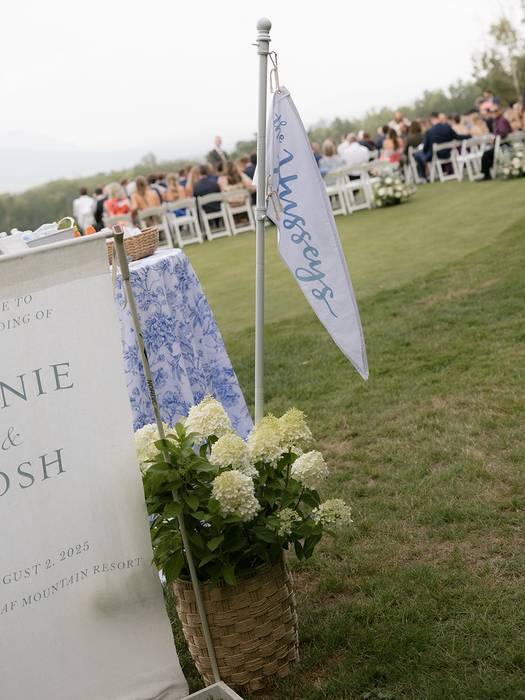 Wedding aisle details