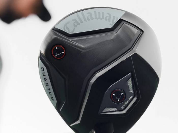Golfer with club