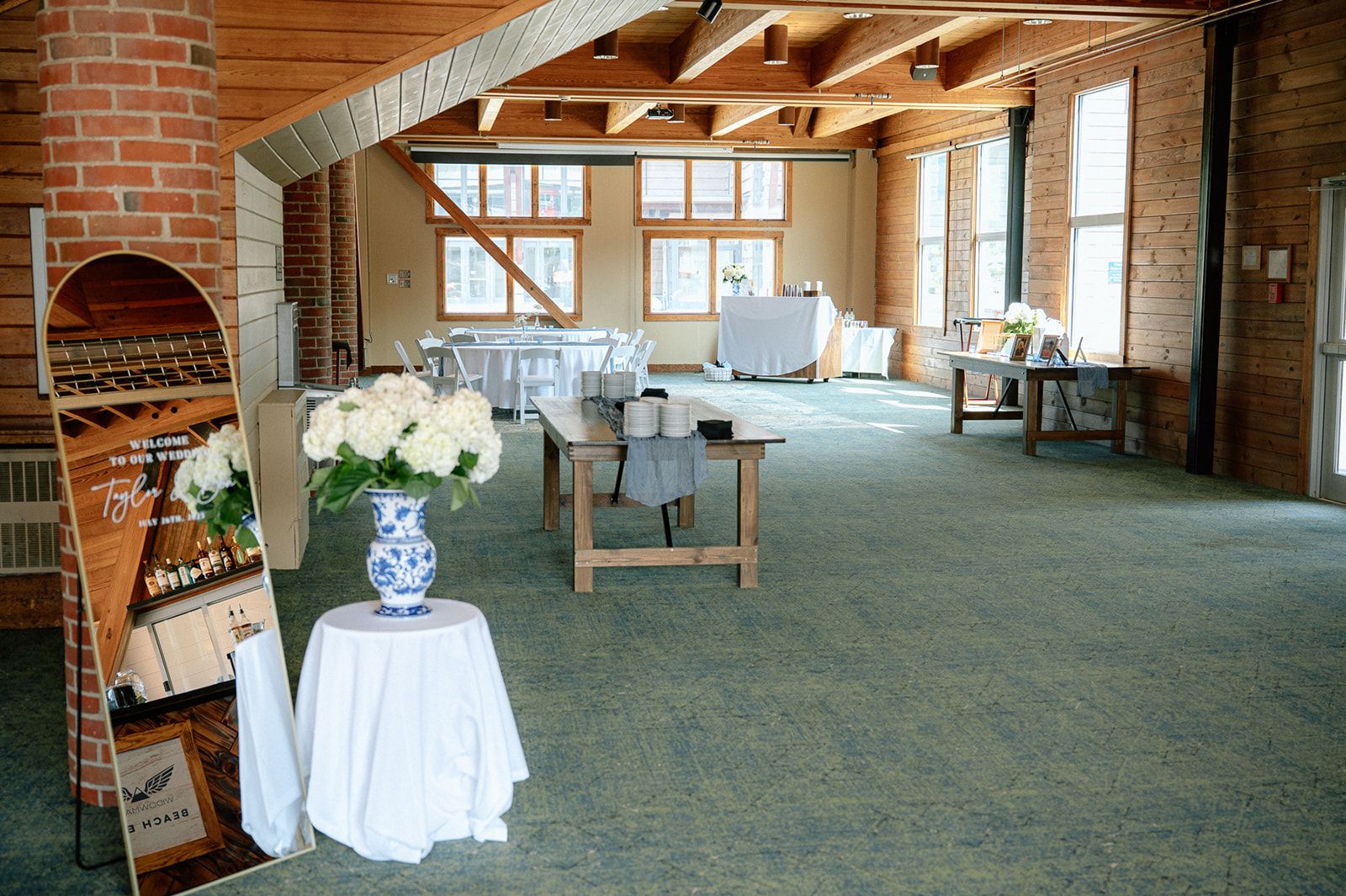 Maple Room wedding display