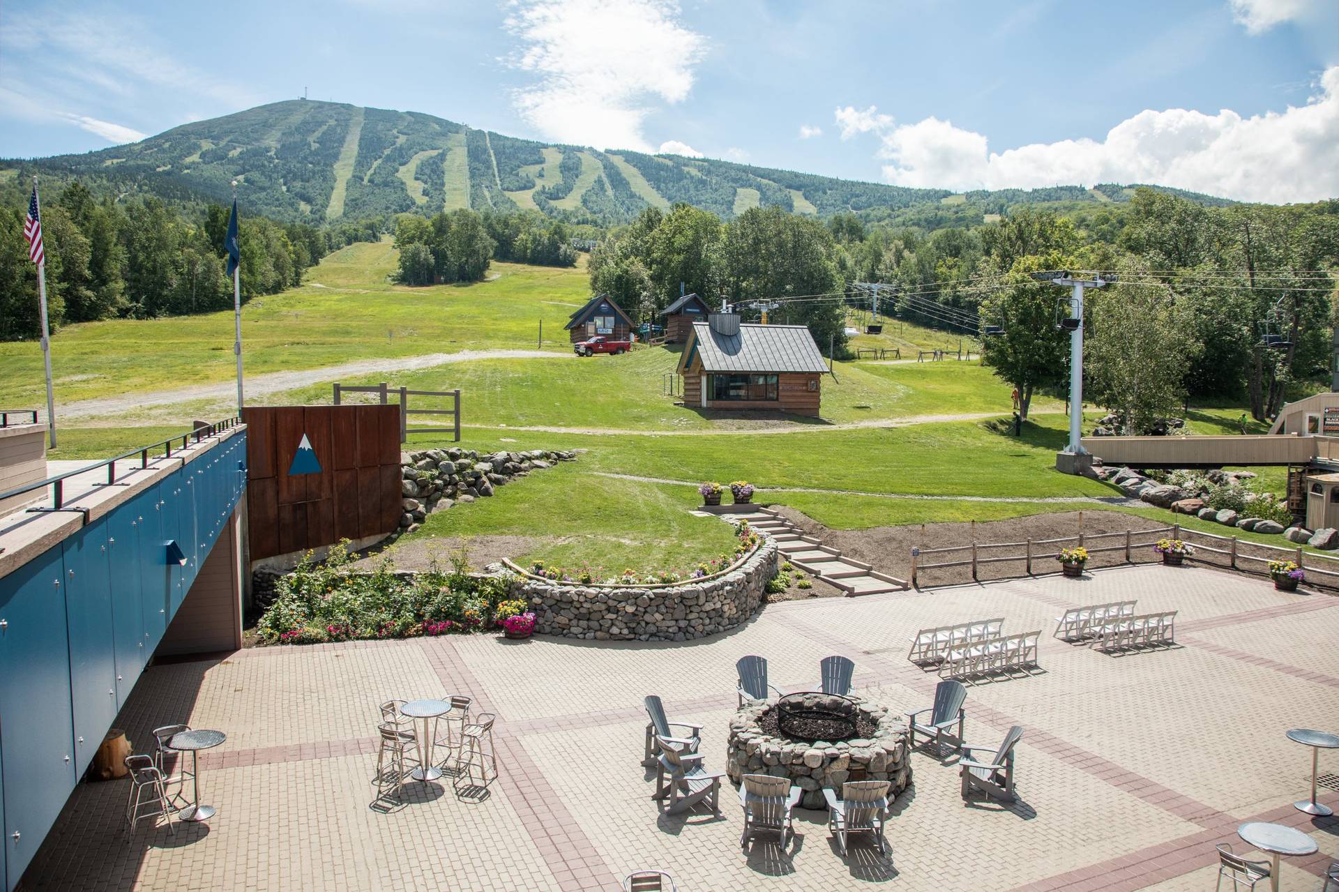 The Beach at Sugarloaf during the summer