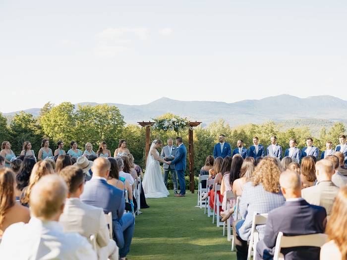 Wedding on the golf course