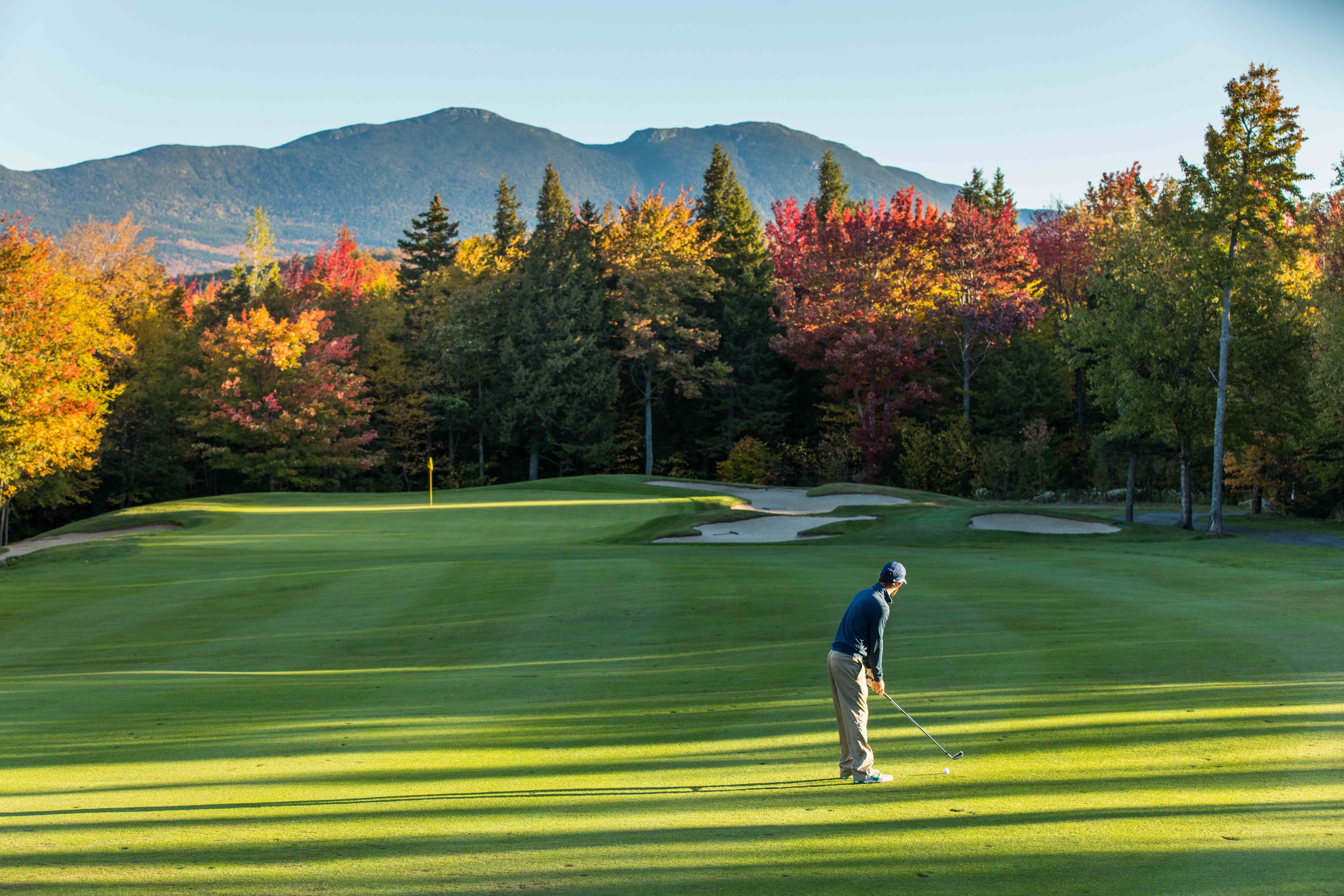 Golfer on Sugarloaf Golf Course