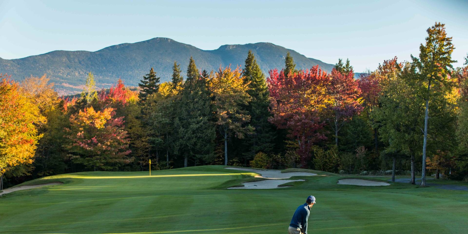Golfer on Sugarloaf Golf Course