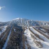 Sugarloaf summit from areal view