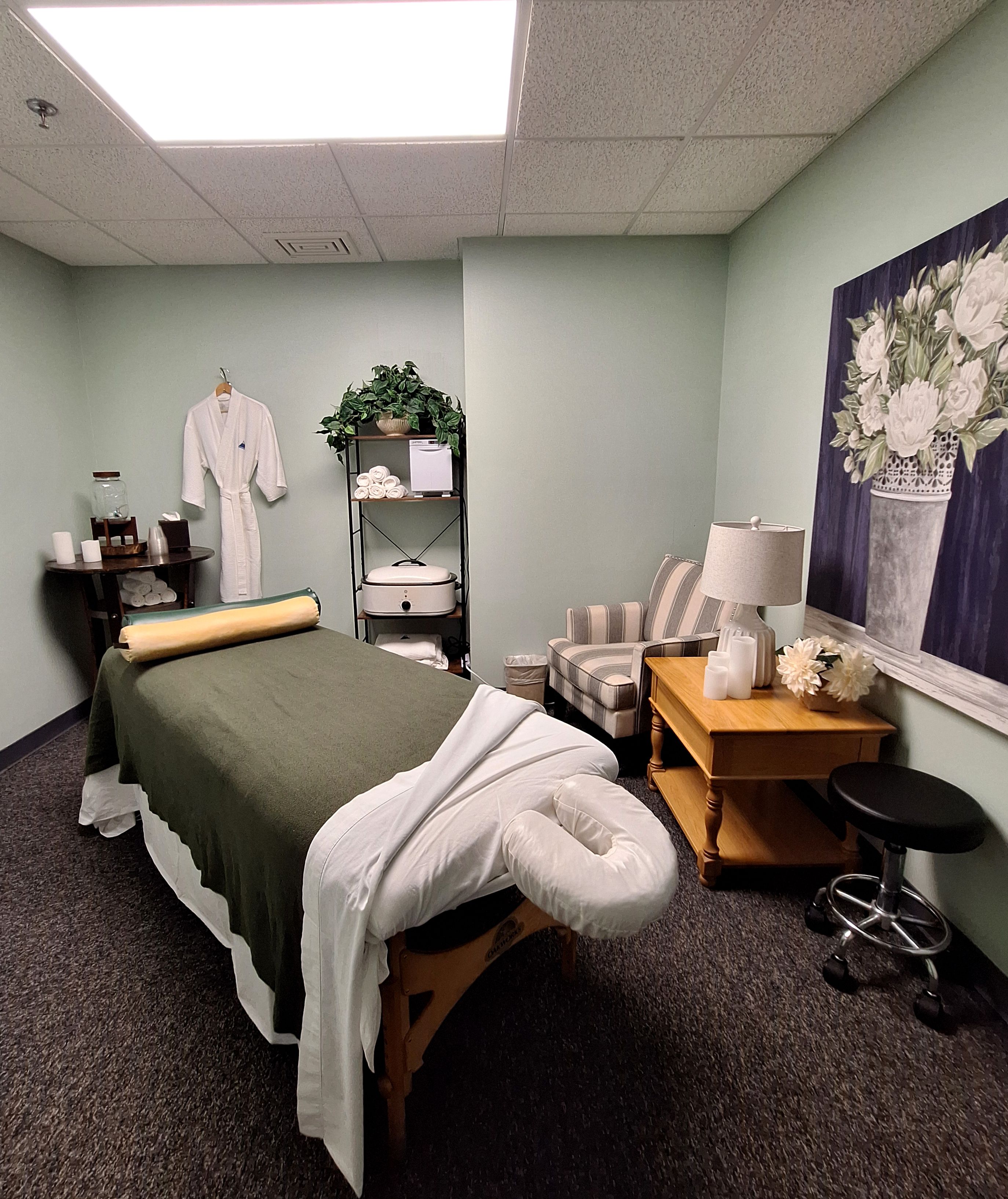 Massage table at the Sugarloaf Mountain hotel