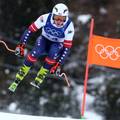 Sam Morse on downhill course