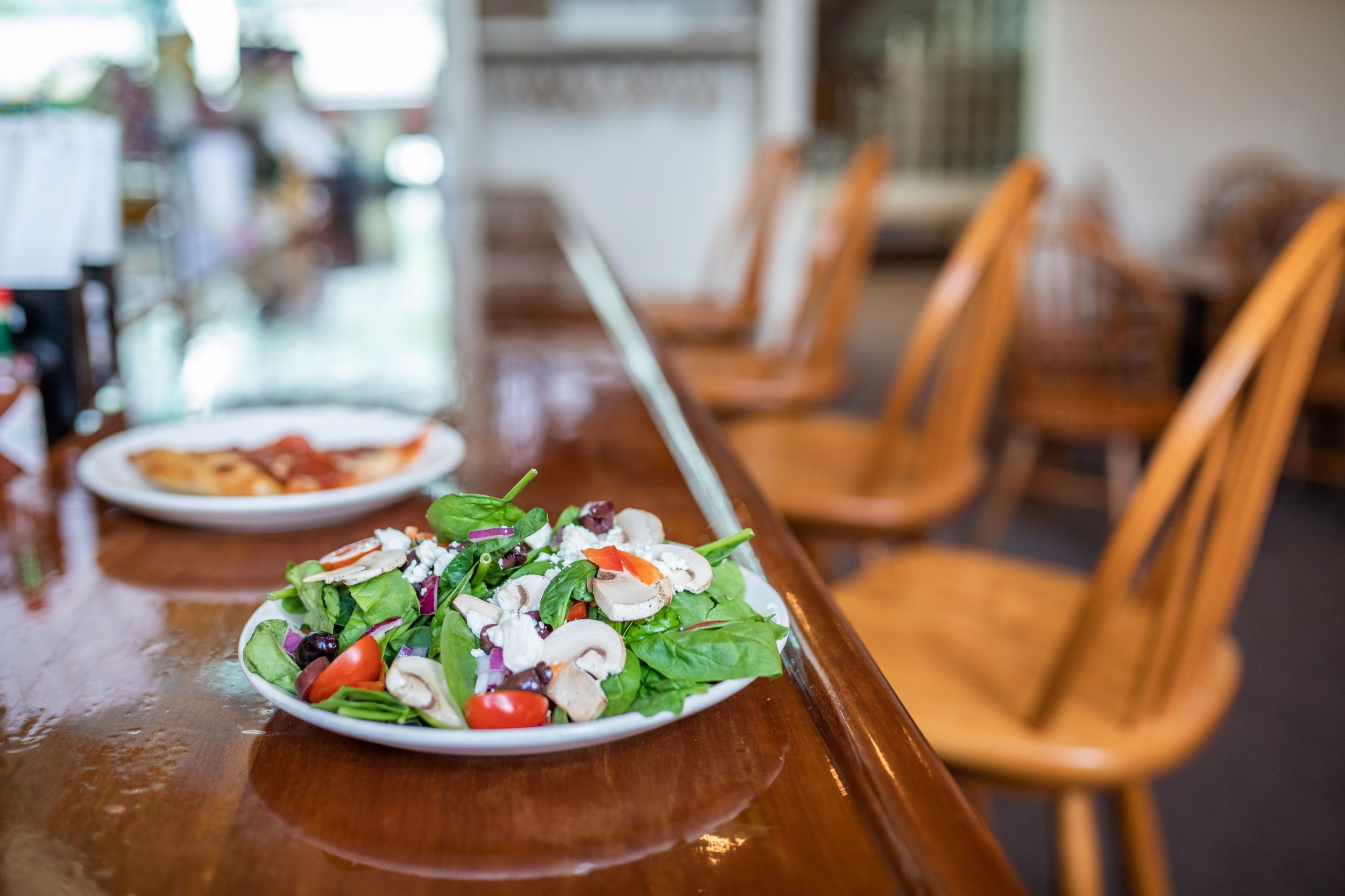 Salads at the sugarloaf sports and fitness center