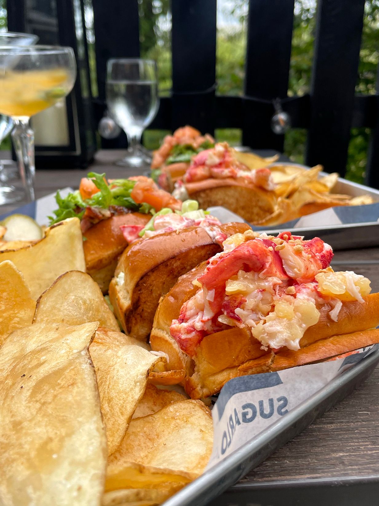 Lobster flight at 45 North