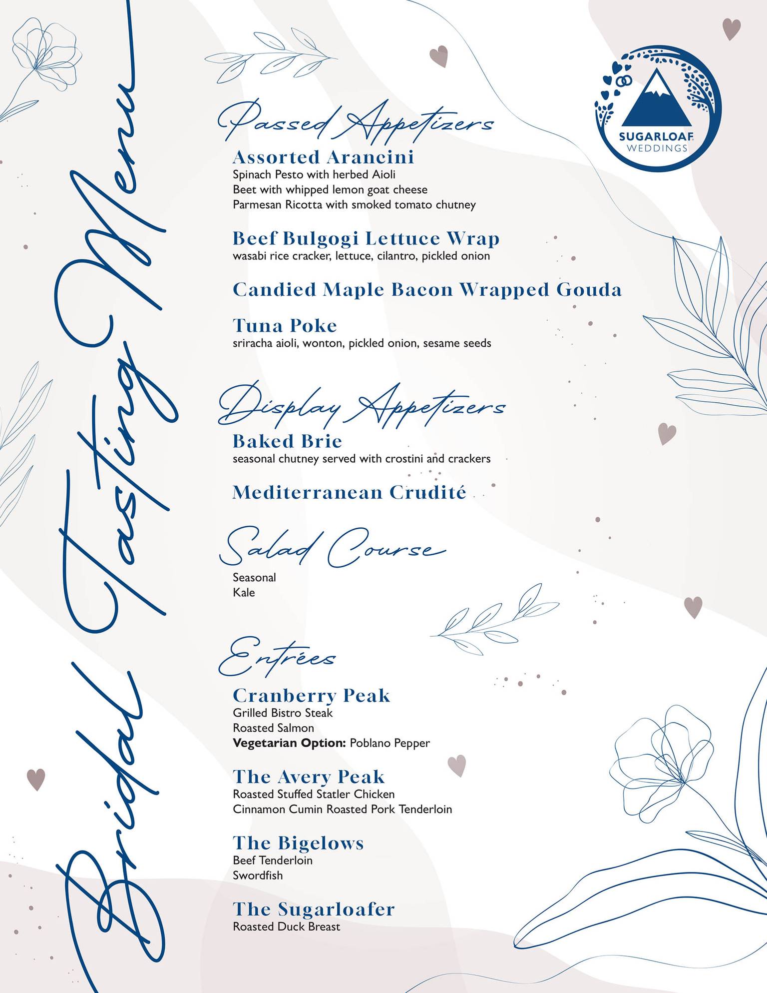 Sample Menu