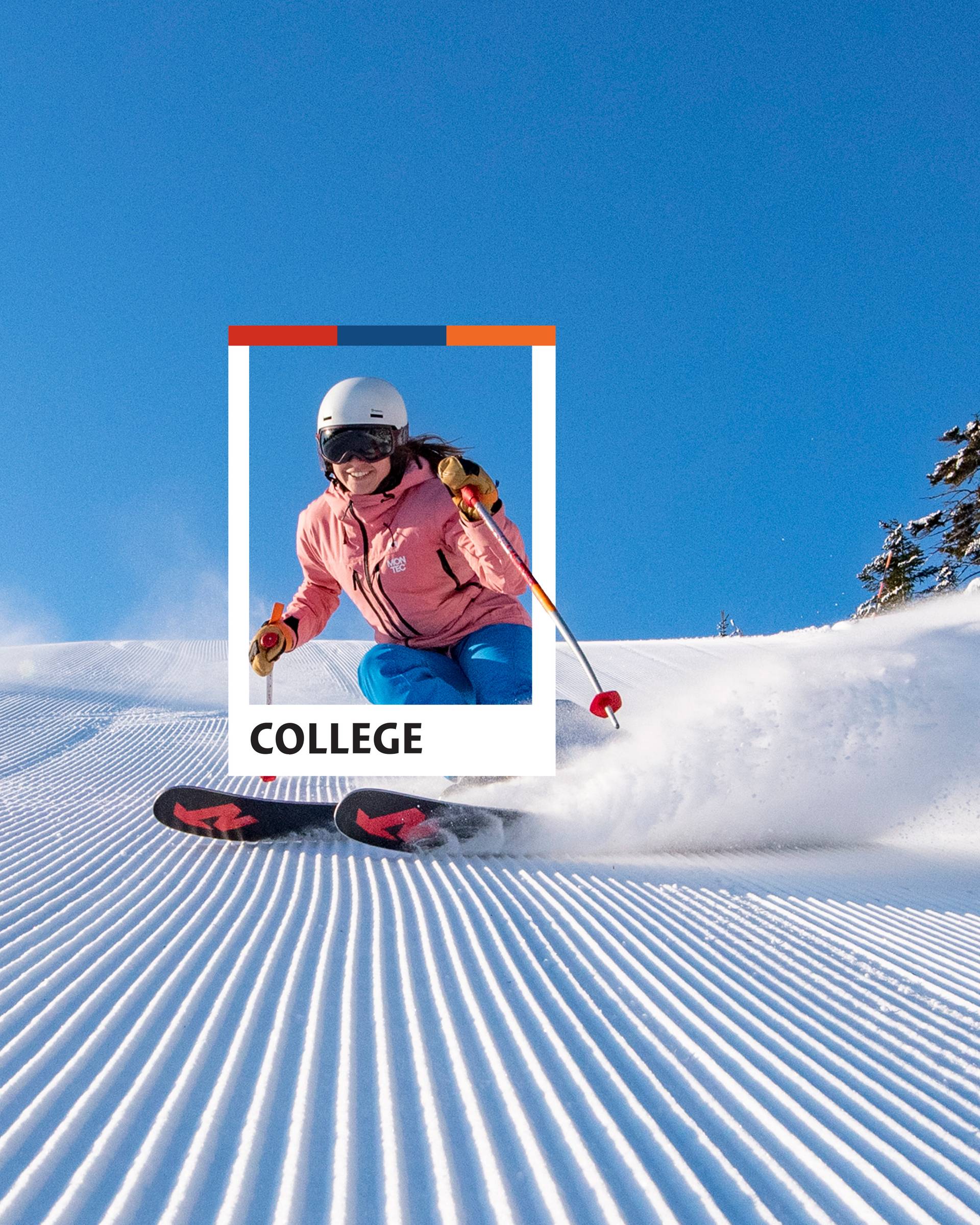 A skier at Sunday River.