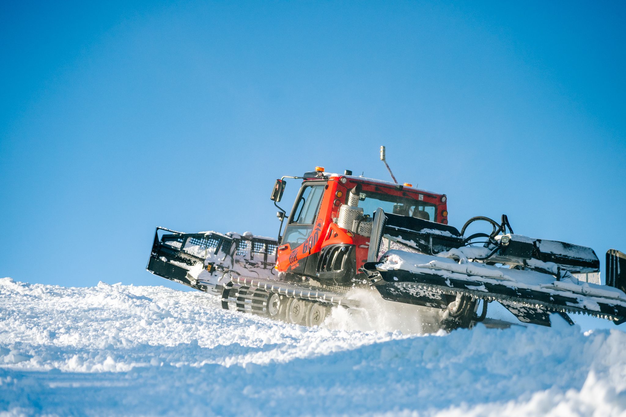 A PistenBully Snow Cat