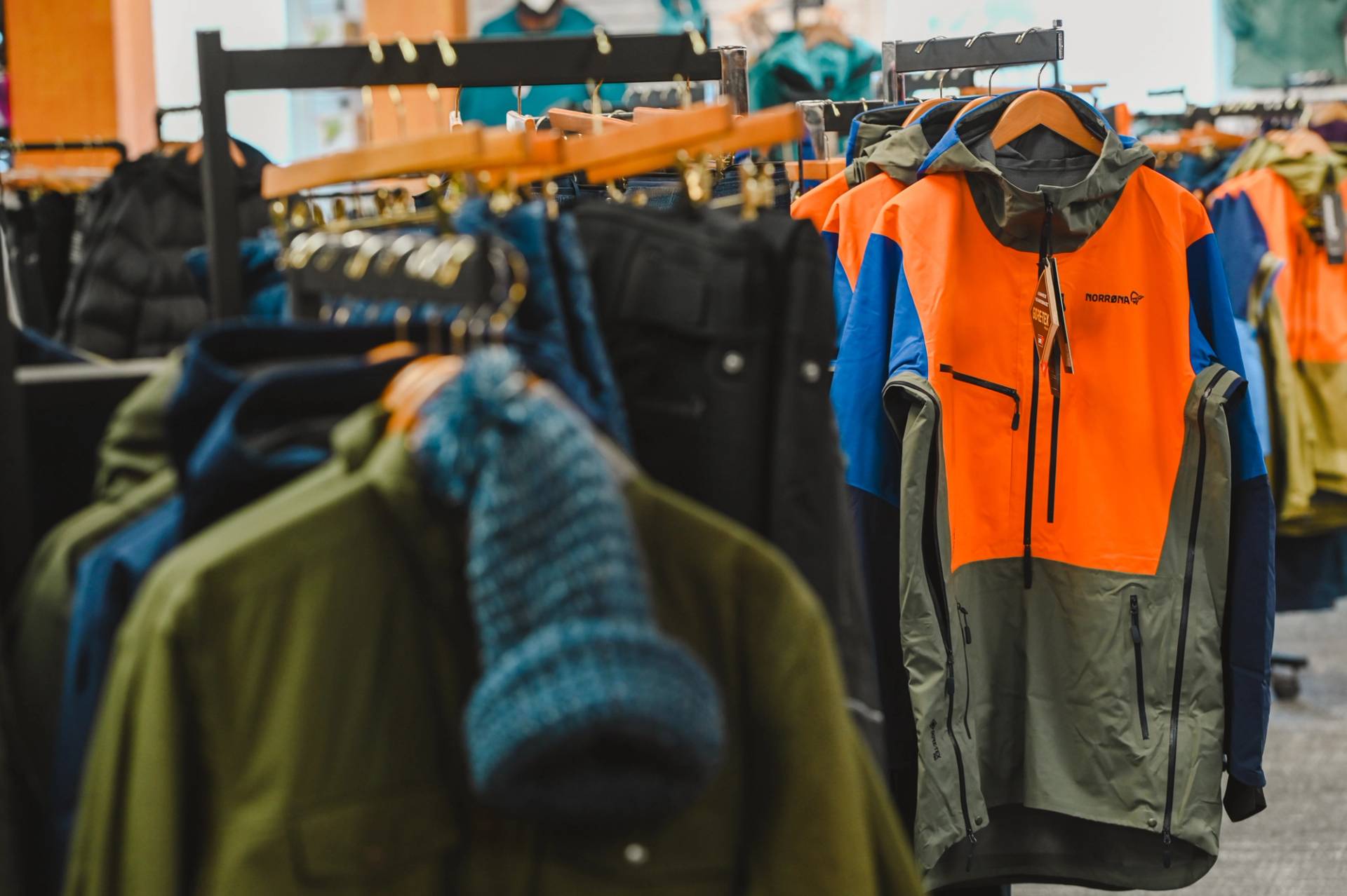 New jackets and outerwear in Sunday River Sports.