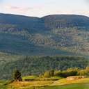 Sunset at the Sunday River Golf Club.