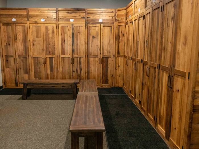 8 Peaks Locker Room at Sunday River.
