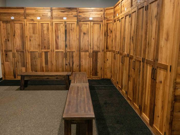 8 Peaks Locker Room at Sunday River.