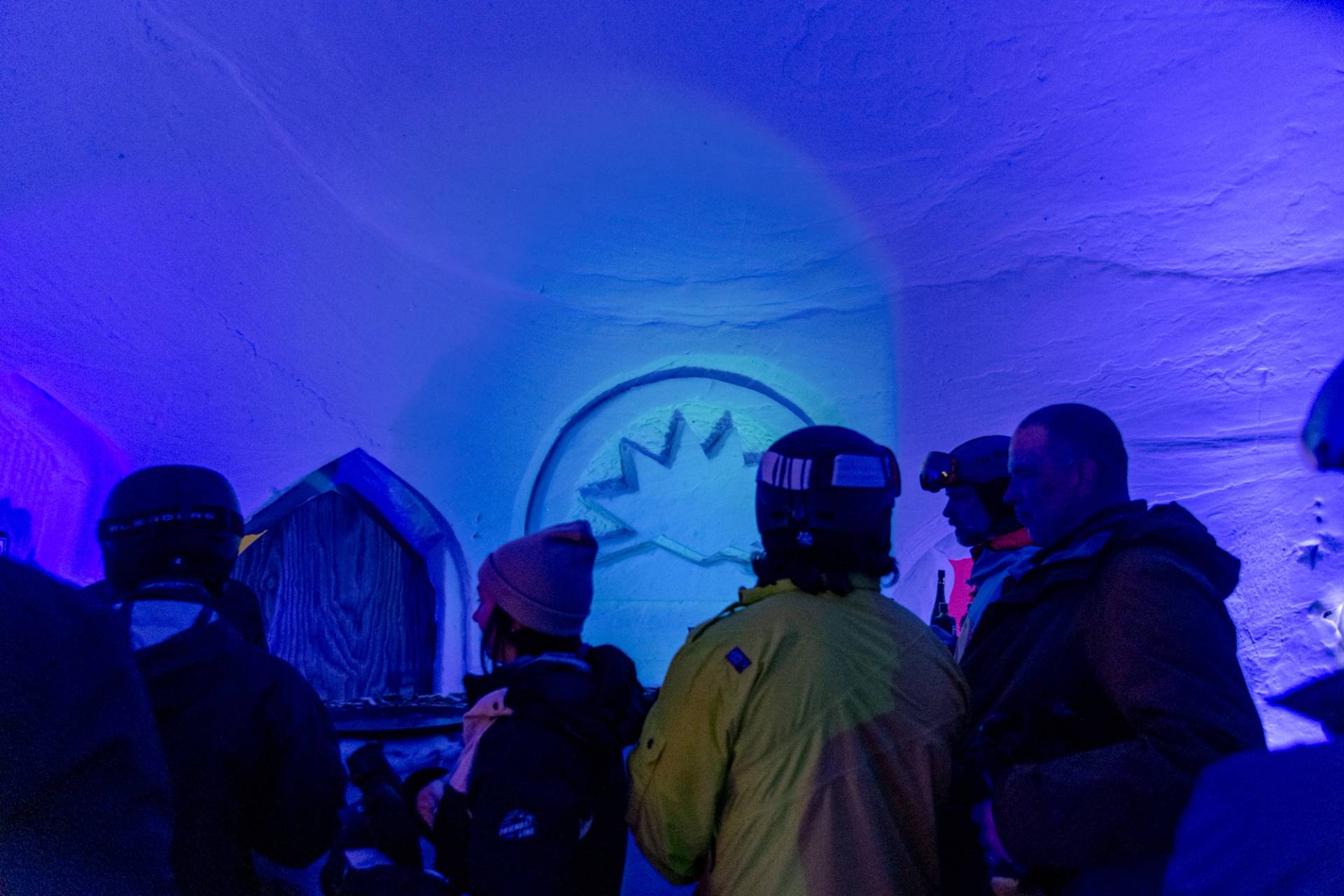 The inside of The Igloo at Sunday River