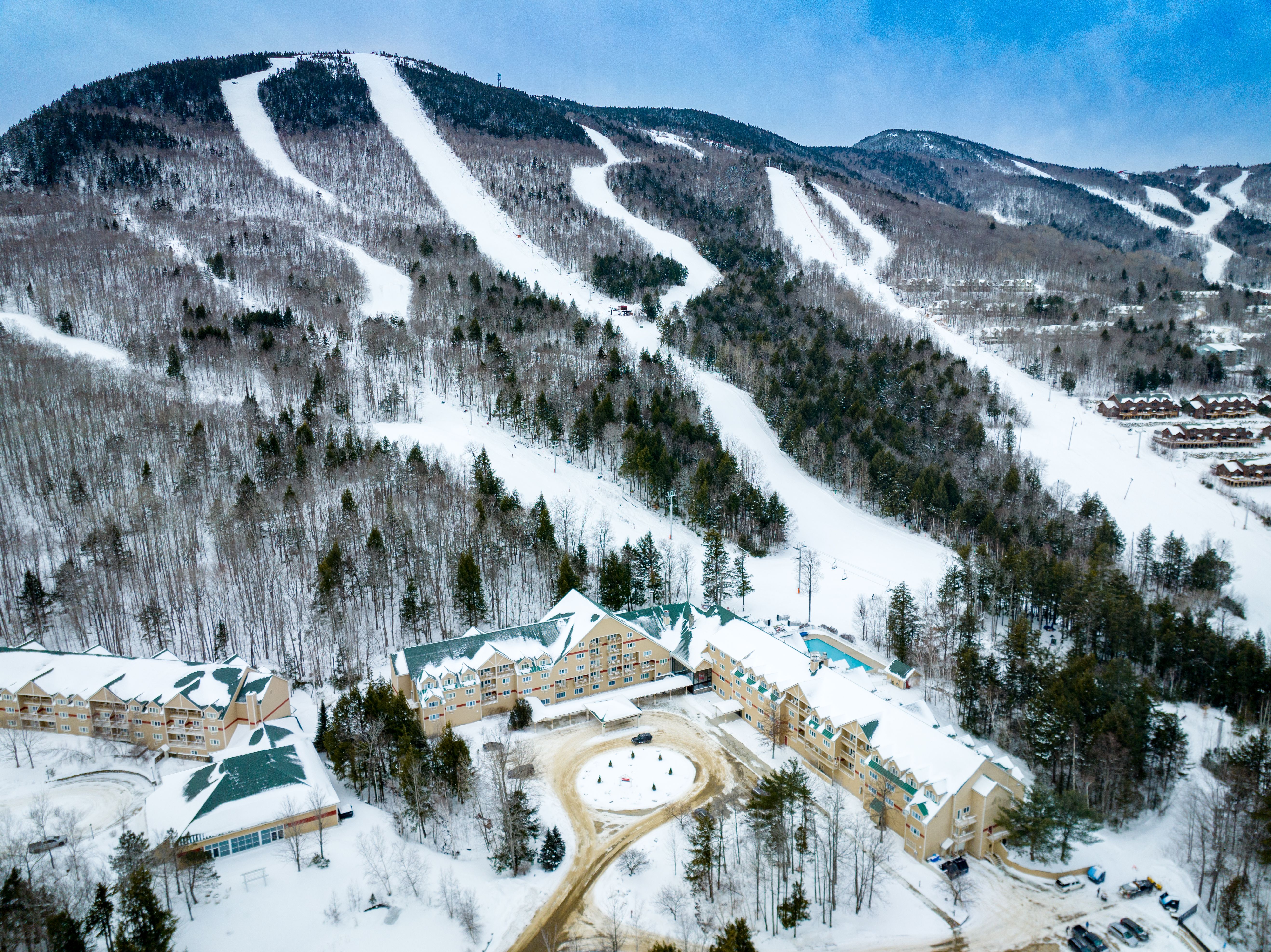 The Grand Summit Hotel in the winter.
