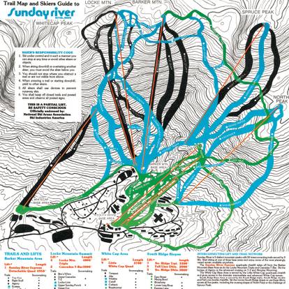 A new take on a ski map of Sunday River in the 1980s.