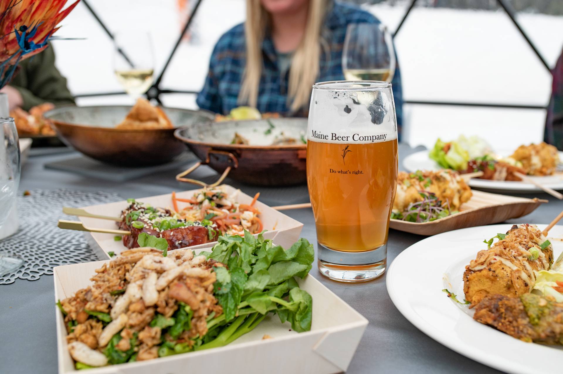 Some food from The Last Run Room at Sunday River.
