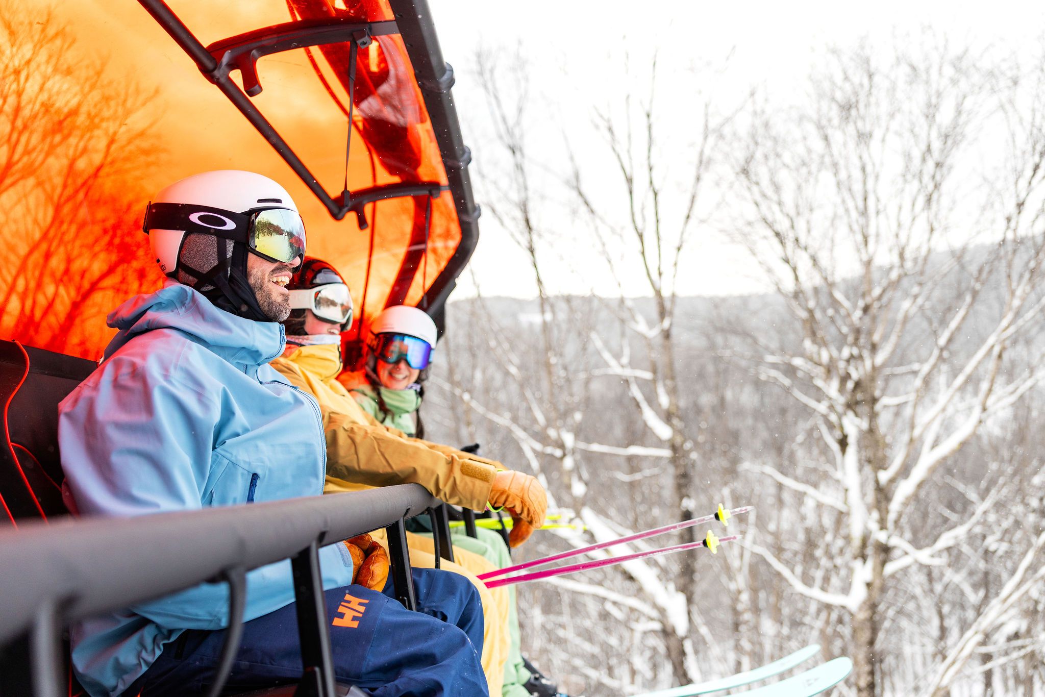 Friends on the Jordan 8 at Sunday River.