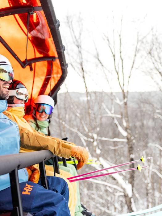 Friends on the Jordan 8 at Sunday River.