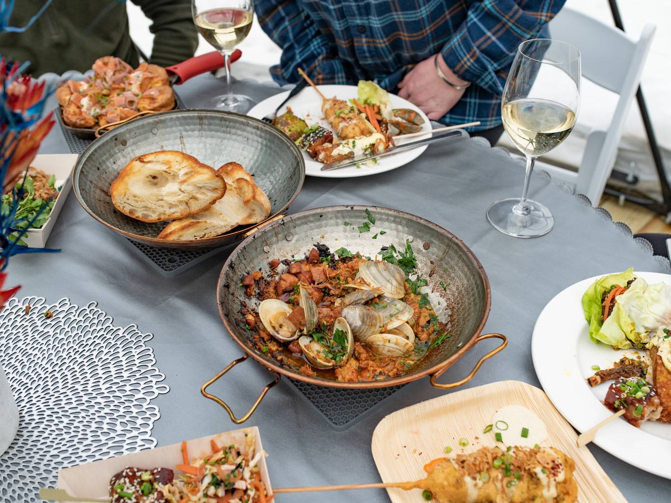 A selection of small plates and appetizers served at the Last Run Room at Sunday River.