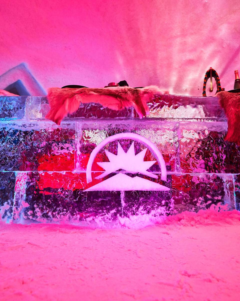 The Iglu ice bar at Sunday River.