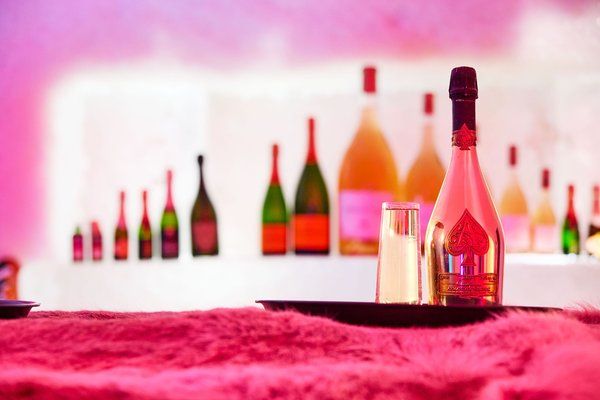 A bottle of Champagne at the Igloo at Sunday River