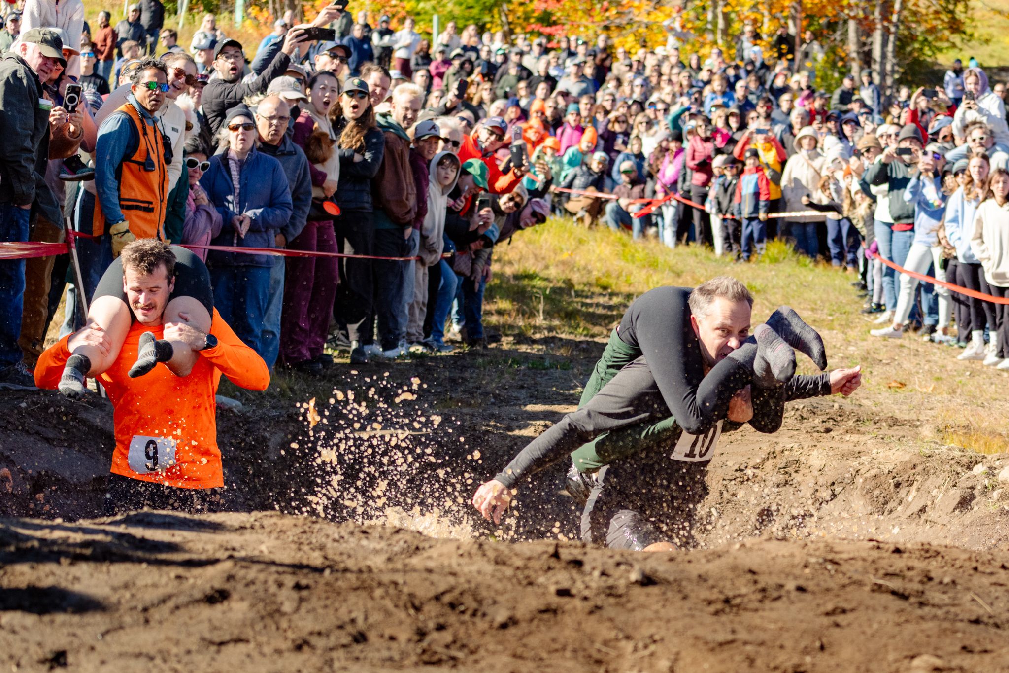 Wife Carrying Championship at Sunday River.