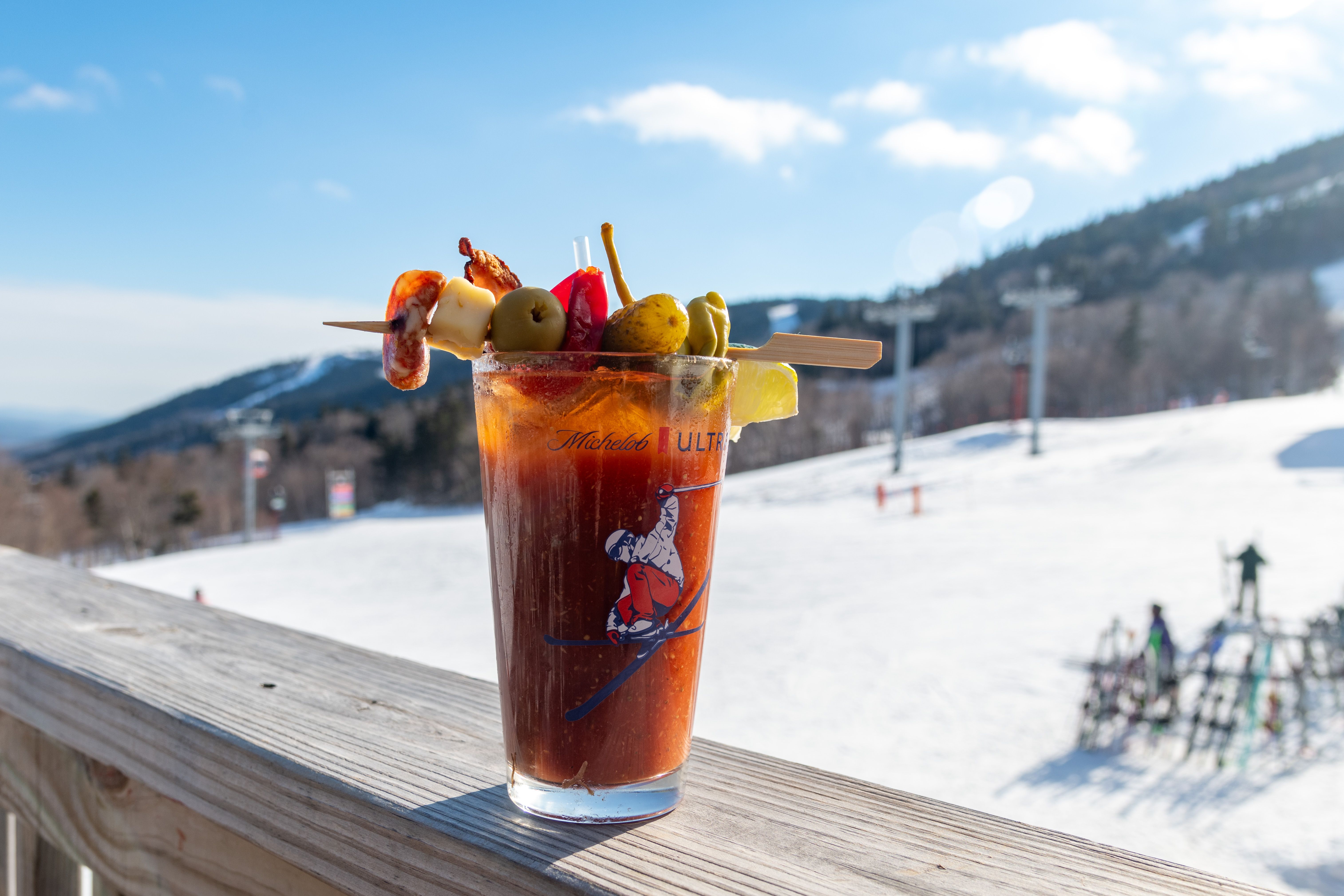 Bloody Mary at The Mountain Room at Sunday River.