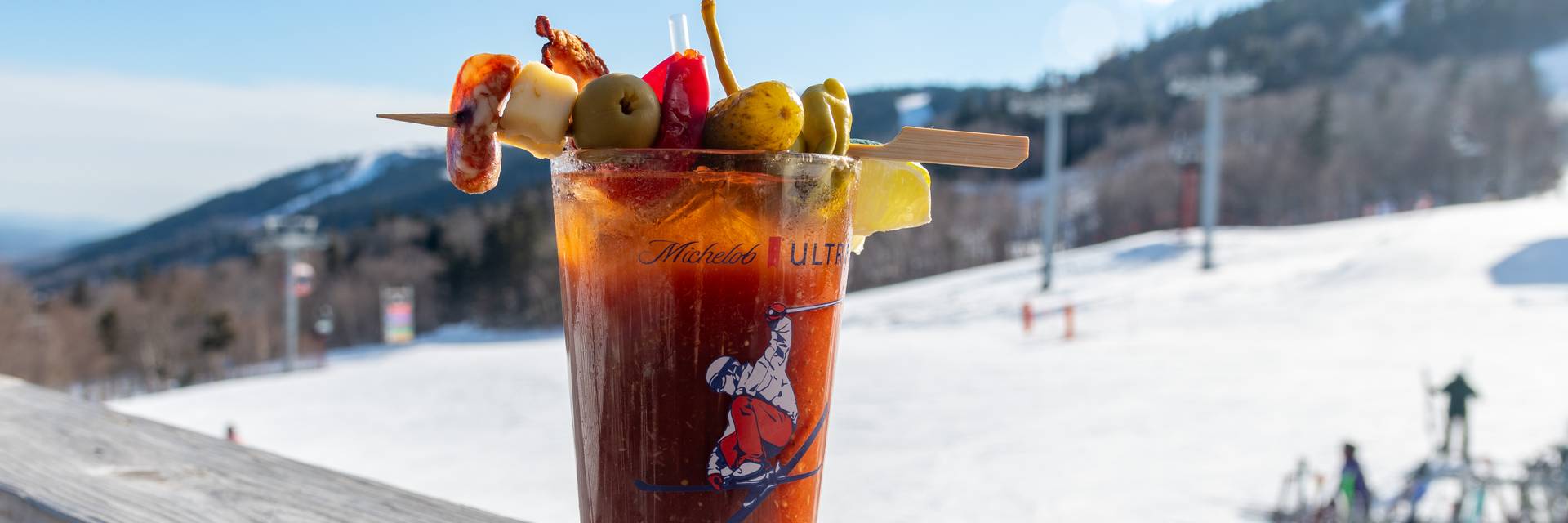 Bloody Mary at The Mountain Room at Sunday River.