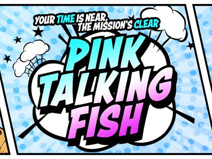 The Pink Talking Fish Graphic Logo