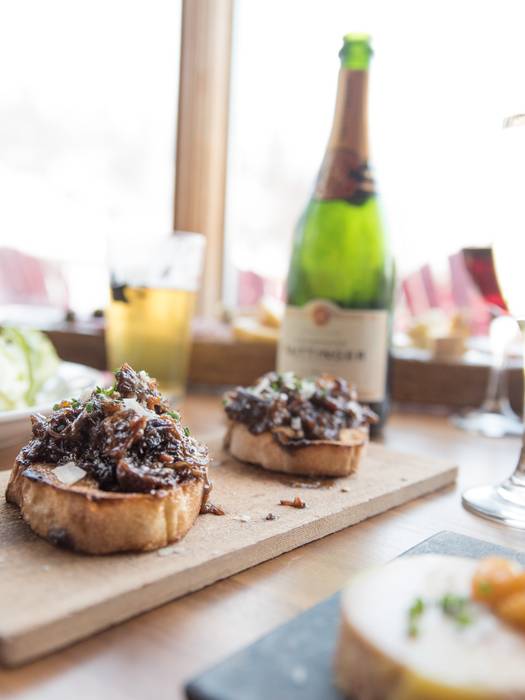 Lunch with a view at the Mountain Room at Sunday River.