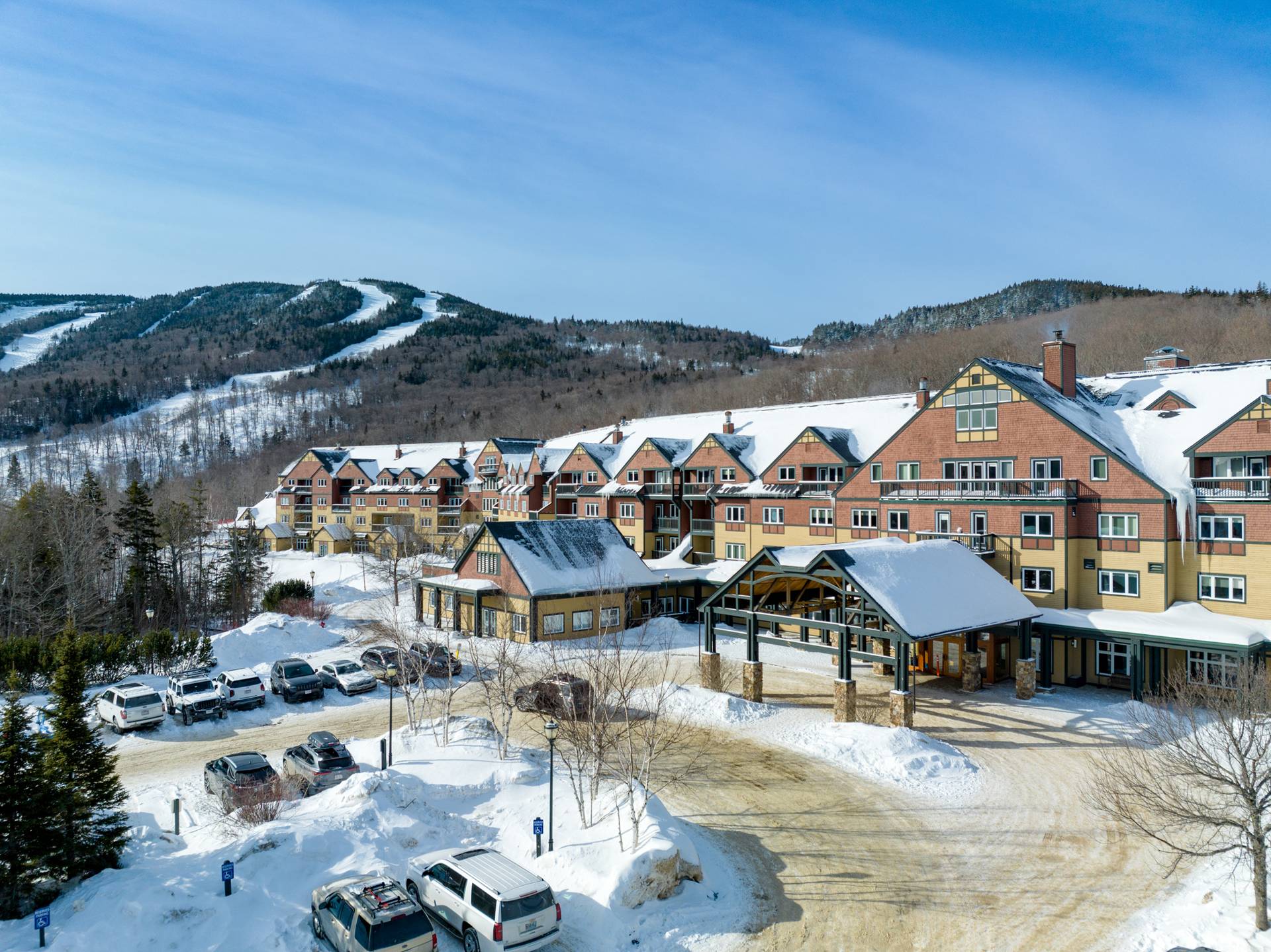 The Jordan Hotel in the Winter.